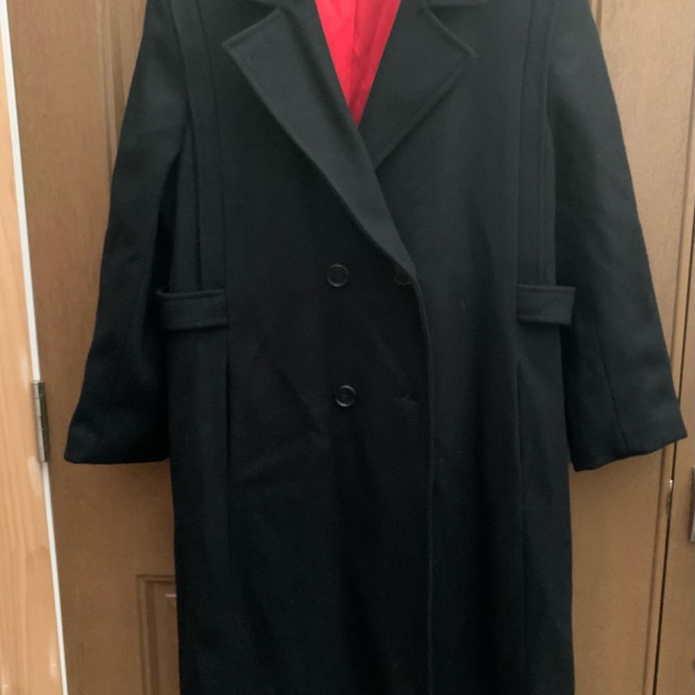 Wool trench coat